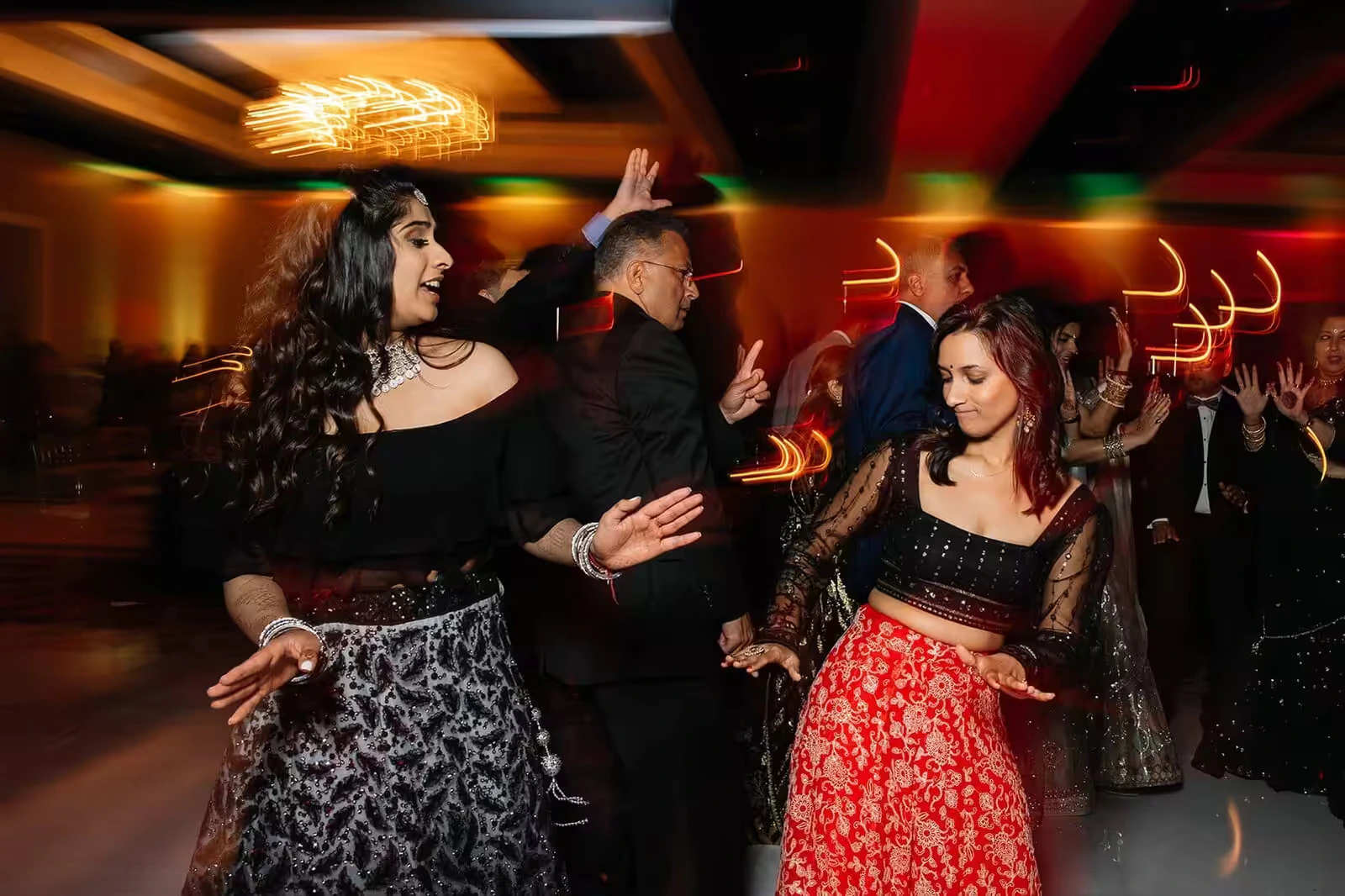 Boston Indian wedding DJ — Mehndi sangeet dance floor with Bollywood and Bhangra music entertainment