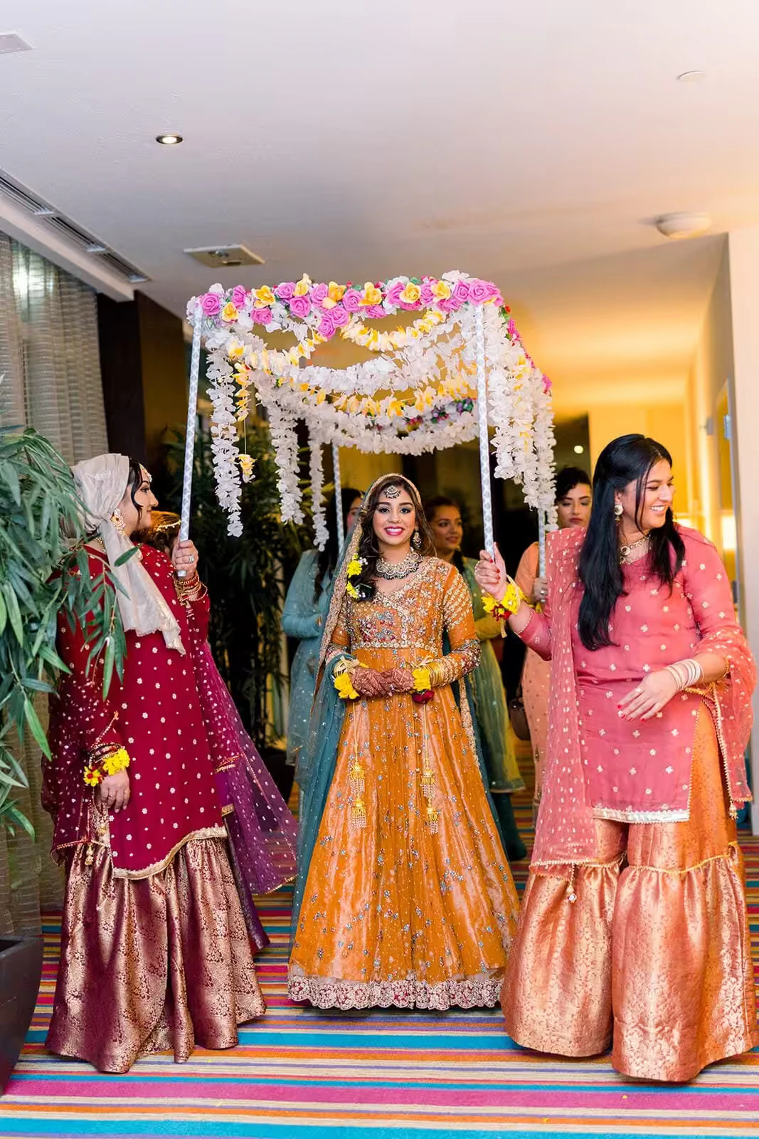 Jackson Indian wedding DJ — Mobile baraat wedding procession with DJ sound system and live dhol player