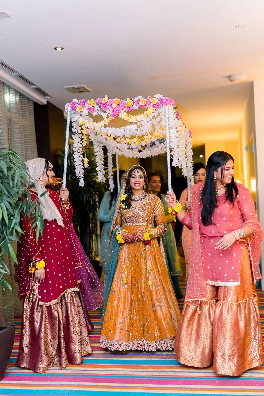 Eugene Indian wedding DJ — Wedding venue lighting design and uplighting ambiance